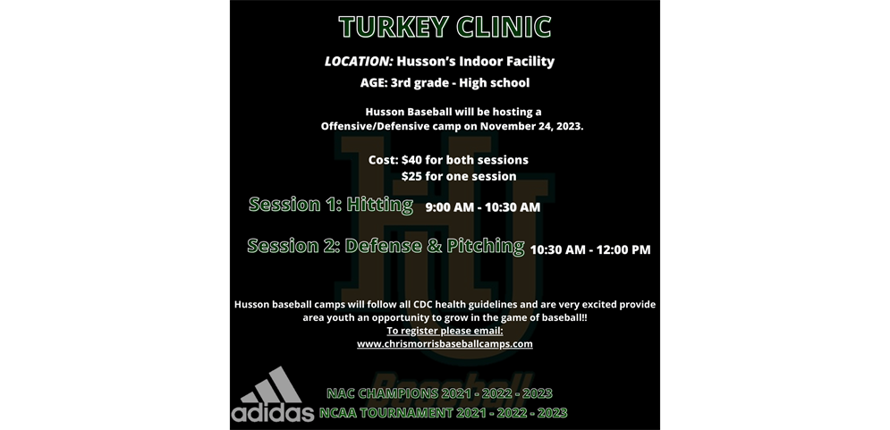 Husson Baseball Clinic